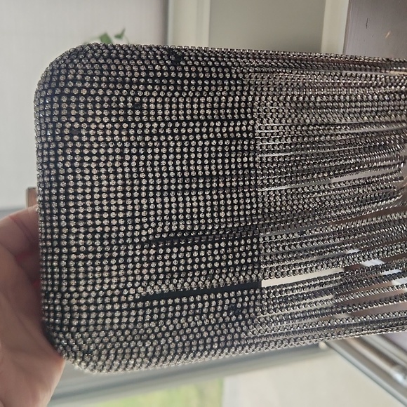 New Rhinestone Hard case Evening Bag - Picture 8 of 8